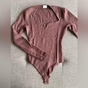 Abercrombie & Fitch Brown Bodysuit